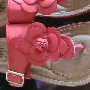 CG sandals size 10  red color